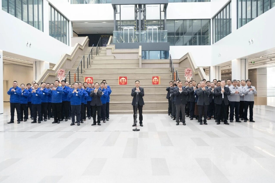 山東重工集團舉行海外市場連線慰問新春團拜活動